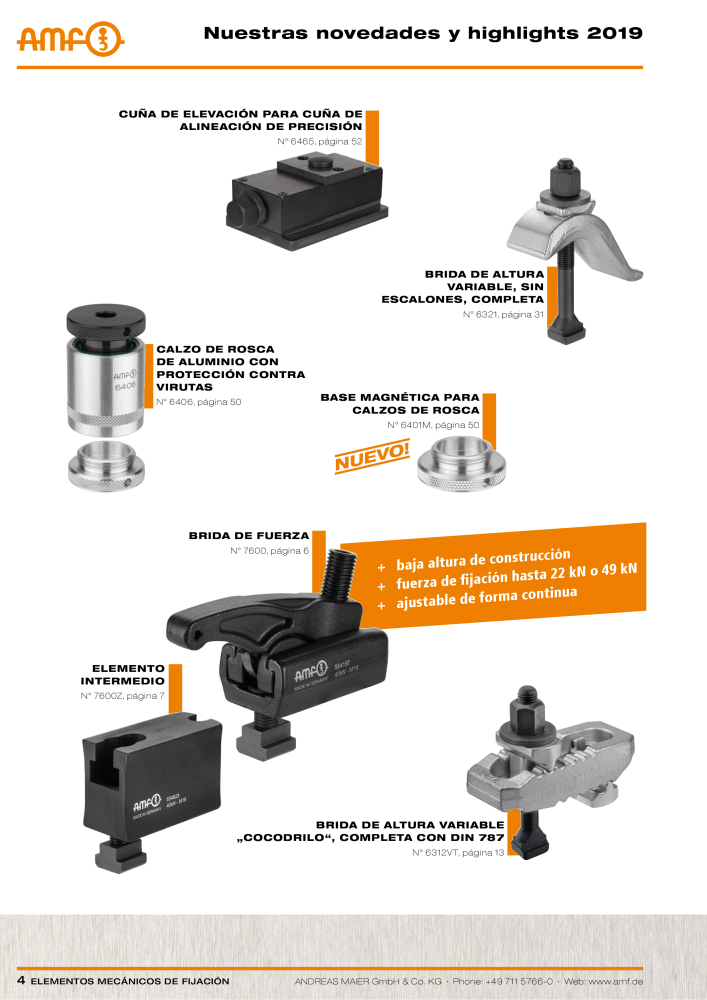 Catálogo AMF ELEMENTOS DE FIXAÇÃO MECÂNICA Nb. : 20379 - Page 4