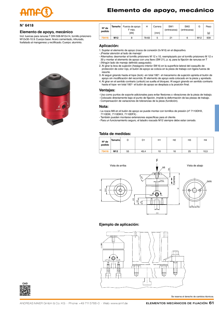 Catálogo AMF ELEMENTOS DE FIXAÇÃO MECÂNICA Nb. : 20379 - Page 61