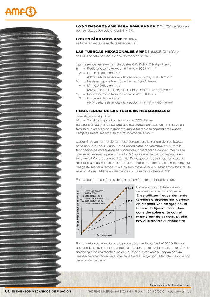 Catálogo AMF ELEMENTOS DE FIXAÇÃO MECÂNICA Nb. : 20379 - Page 68