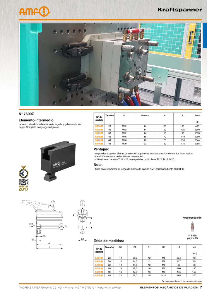 Catálogo AMF ELEMENTOS DE FIXAÇÃO MECÂNICA Nb. : 20379 - Page 7