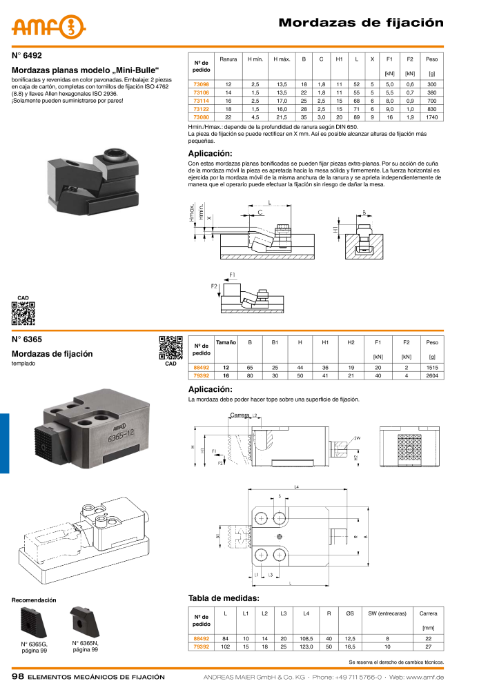 Catálogo AMF ELEMENTOS DE FIXAÇÃO MECÂNICA Nb. : 20379 - Page 98