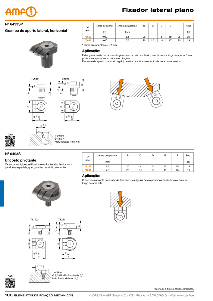 Catálogo AMF ELEMENTOS DE SUJECIÓN MECÁNICA Nb. : 20380 - Page 108