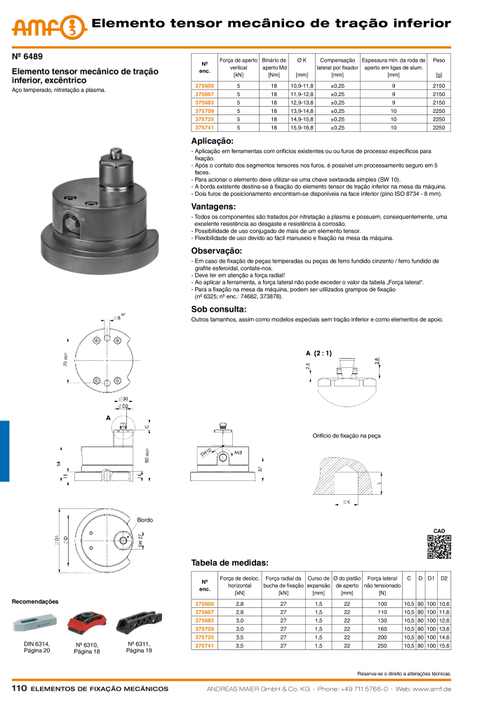Catálogo AMF ELEMENTOS DE SUJECIÓN MECÁNICA Nb. : 20380 - Page 110