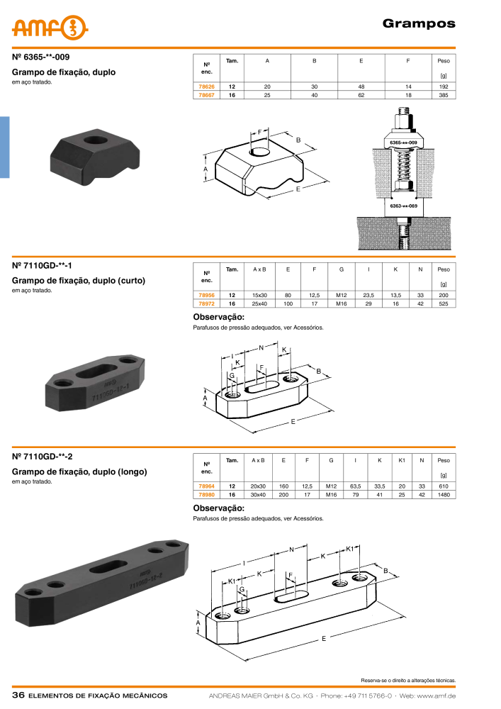 Catálogo AMF ELEMENTOS DE SUJECIÓN MECÁNICA Nb. : 20380 - Page 36