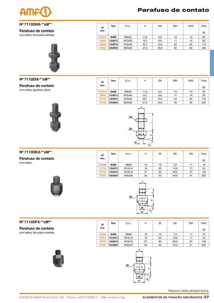 Catálogo AMF ELEMENTOS DE SUJECIÓN MECÁNICA Nb. : 20380 - Page 37
