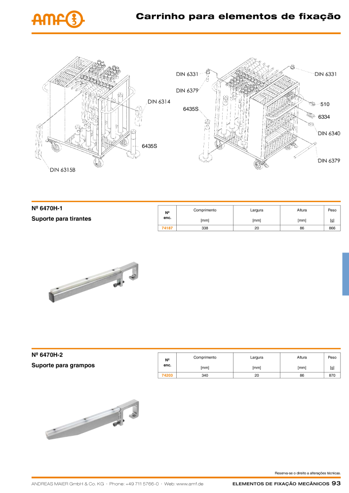 Catálogo AMF ELEMENTOS DE SUJECIÓN MECÁNICA NR.: 20380 - Seite 93