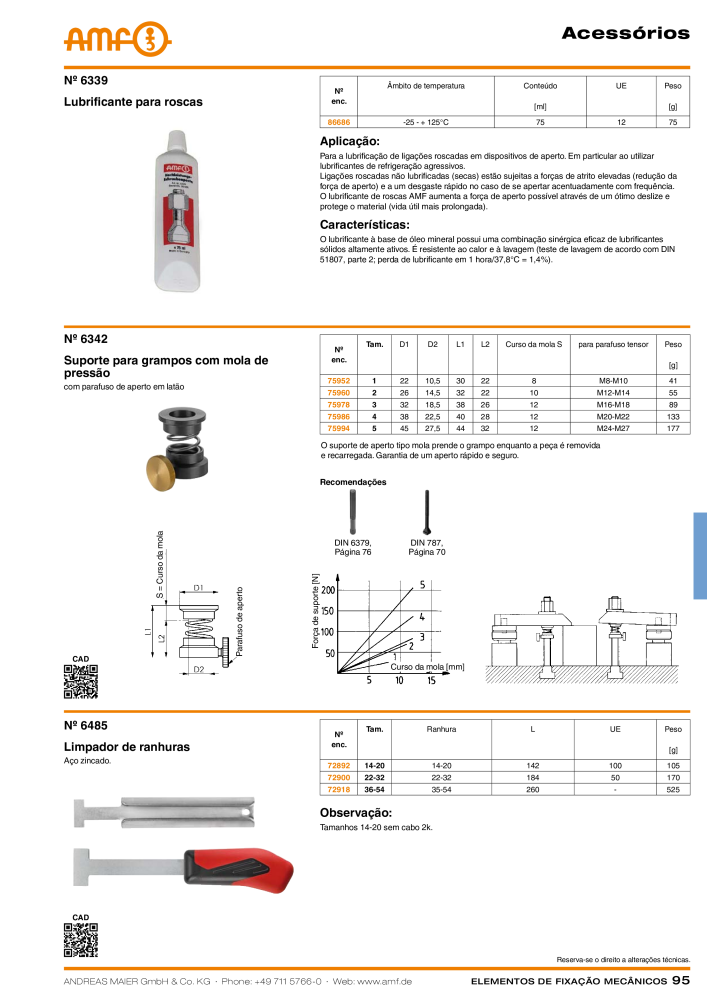 Catálogo AMF ELEMENTOS DE SUJECIÓN MECÁNICA Nb. : 20380 - Page 95