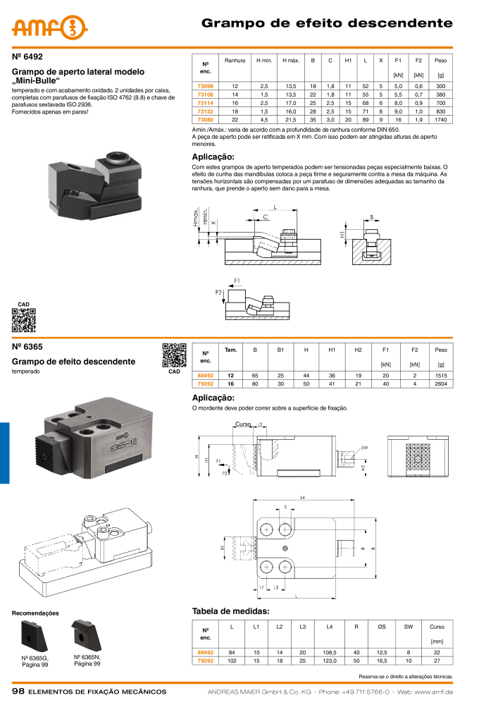 Catálogo AMF ELEMENTOS DE SUJECIÓN MECÁNICA Nb. : 20380 - Page 98