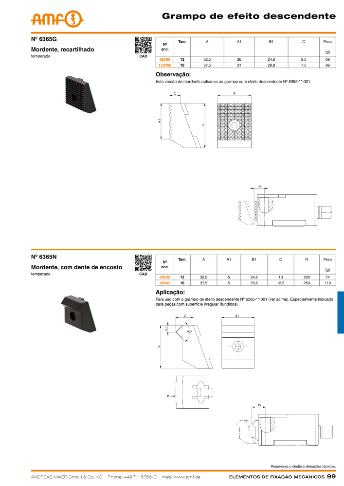 Catálogo AMF ELEMENTOS DE SUJECIÓN MECÁNICA NR.: 20380 - Seite 99