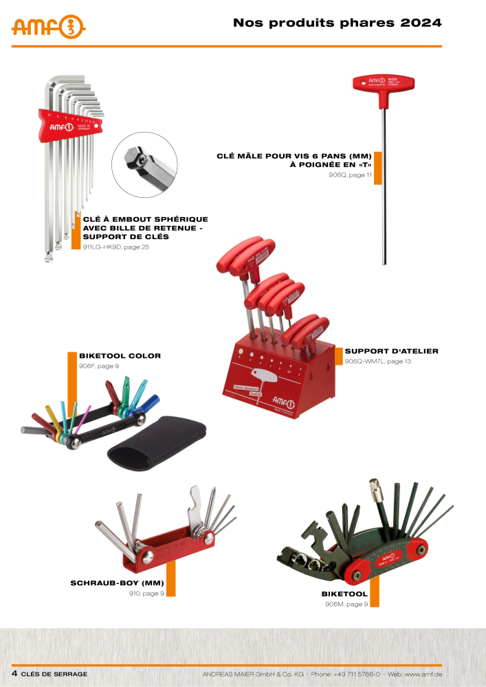 Catalogue AMF OUTILS A VISSER Nº: 20384 - Página 4