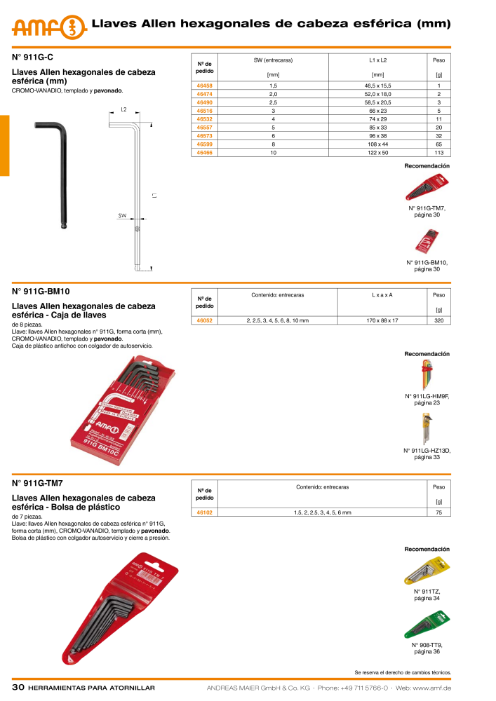 Catálogo AMF HERRAMIENTAS PARA TORNILLOS NR.: 20385 - Seite 30