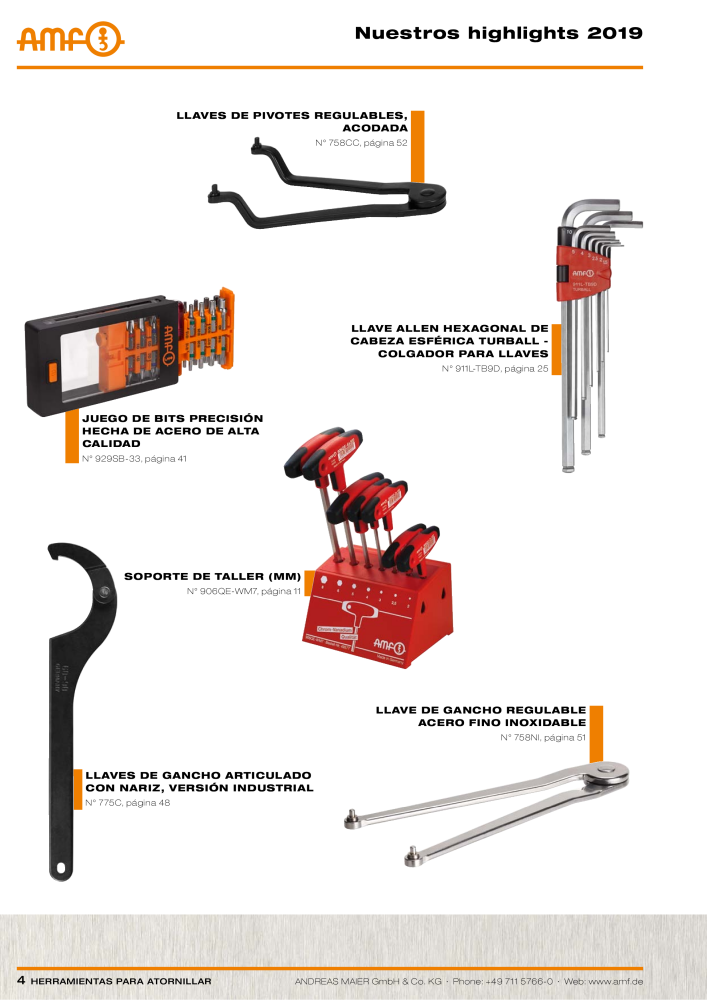 Catálogo AMF HERRAMIENTAS PARA TORNILLOS NR.: 20385 - Seite 4