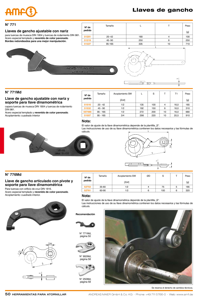 Catálogo AMF HERRAMIENTAS PARA TORNILLOS NR.: 20385 - Seite 50