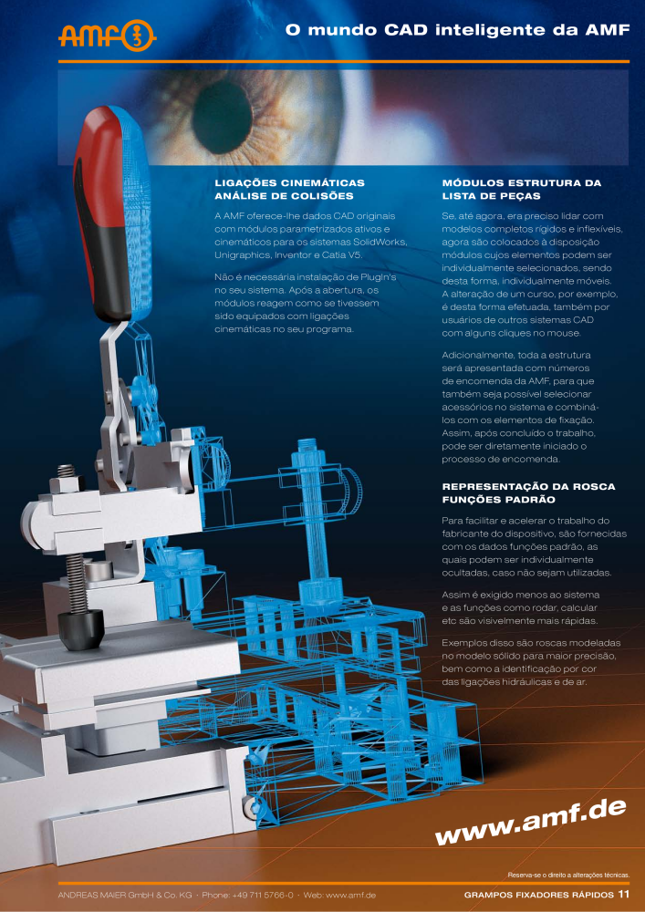 Catálogo AMF BRAÇOS RÁPIDOS MANUAL E PNEUMÁTICO NR.: 20388 - Seite 11