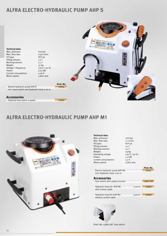 ALFRA Interruptor de 3 pedales, con conector de 5 polos 03863