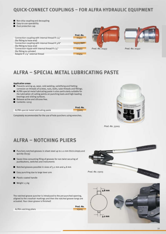 ALFRA Pilot drill Ø 10.0 mm 08036