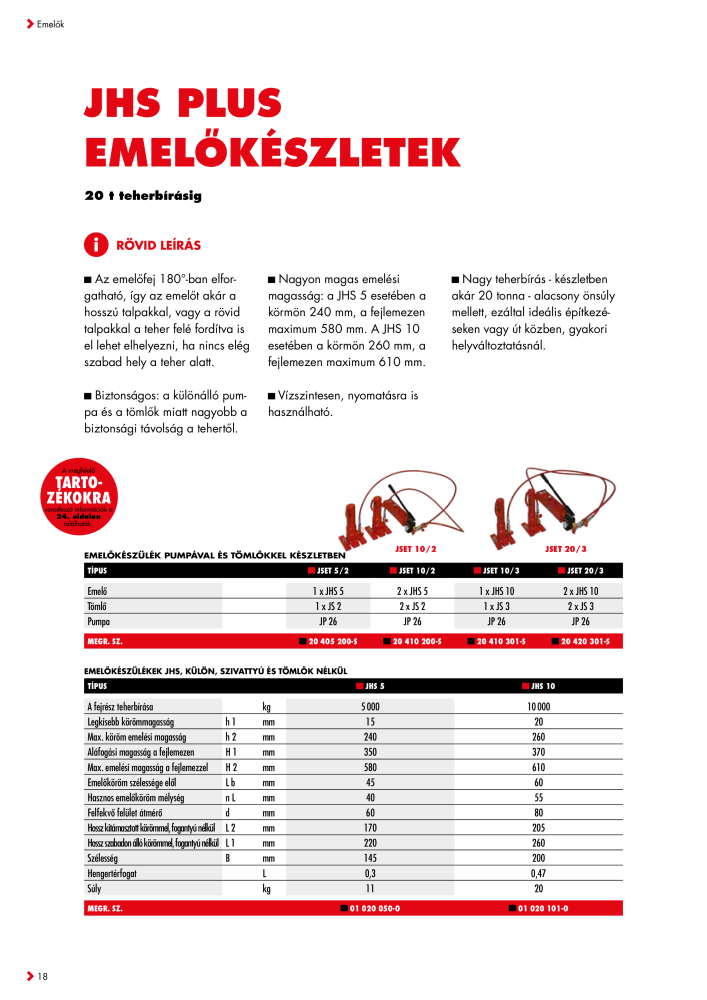 JUNG Fő katalógus Emelő- és szállítóeszközök NO.: 20397 - Page 18