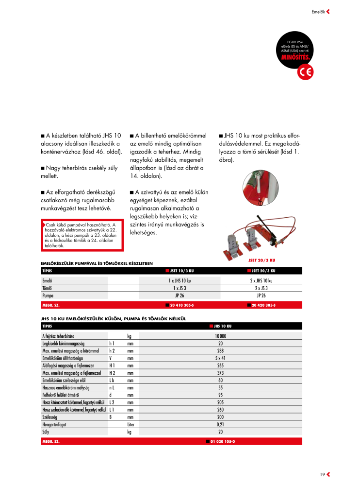 JUNG Fő katalógus Emelő- és szállítóeszközök n.: 20397 - Pagina 19