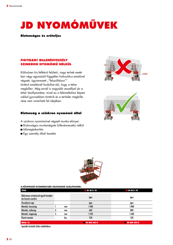 JUNG Fő katalógus Emelő- és szállítóeszközök n.: 20397 - Pagina 20
