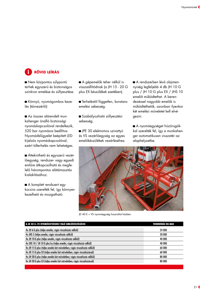 JUNG Fő katalógus Emelő- és szállítóeszközök n.: 20397 - Pagina 21