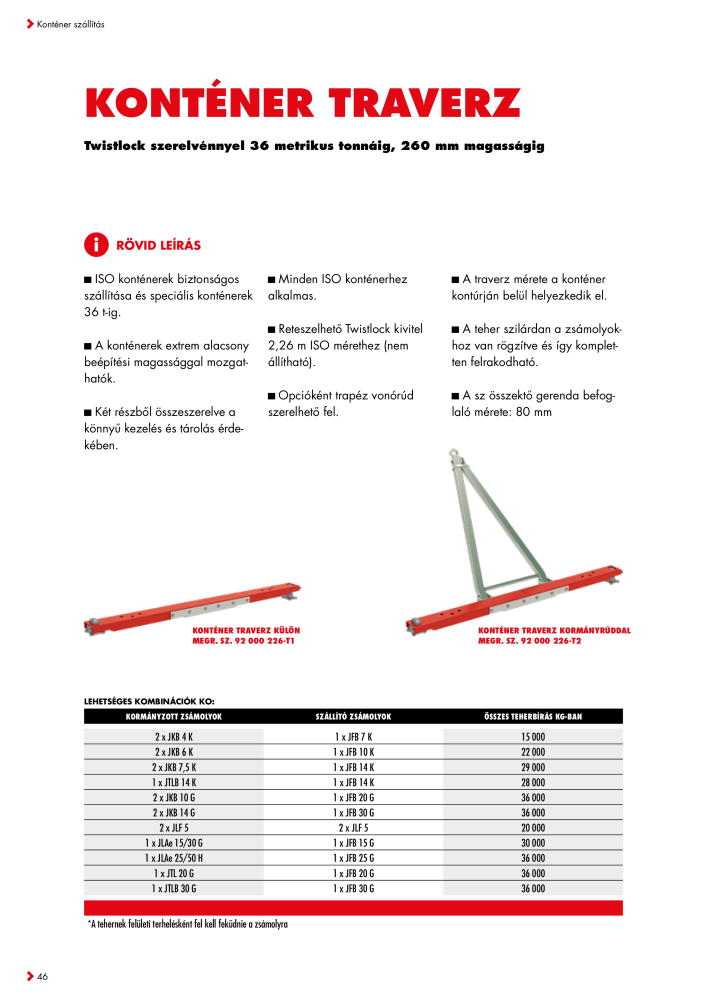 JUNG Fő katalógus Emelő- és szállítóeszközök NO.: 20397 - Page 46