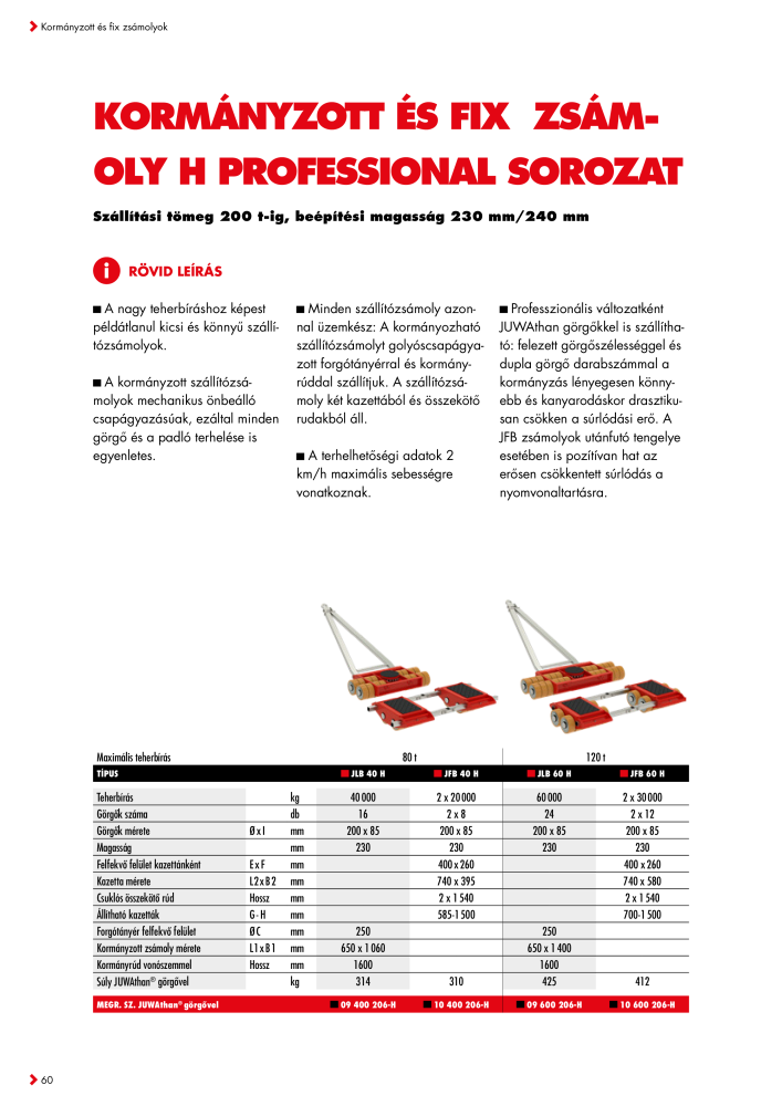 JUNG Fő katalógus Emelő- és szállítóeszközök NO.: 20397 - Page 60