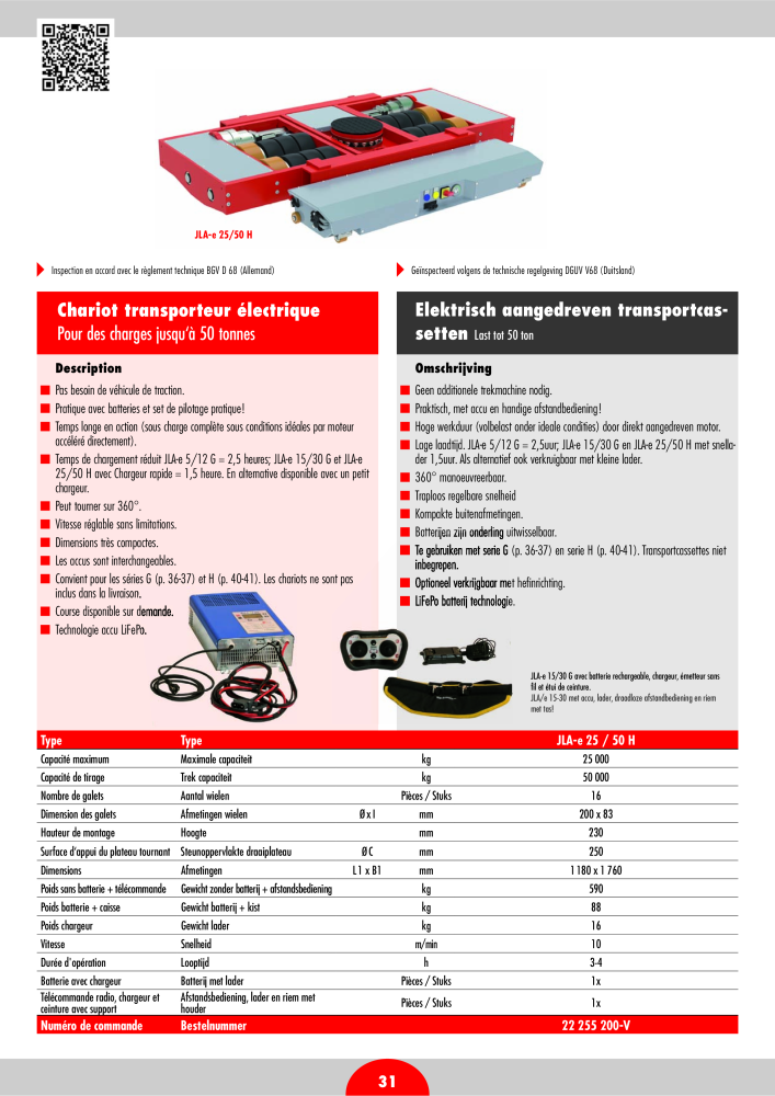 JUNG Hoofdcatalogus Hef- en transportmiddelen NR.: 20399 - Seite 33