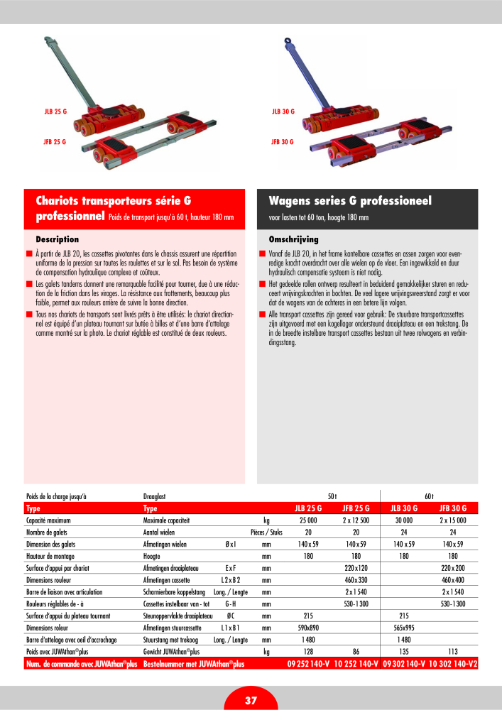 JUNG Hoofdcatalogus Hef- en transportmiddelen NO.: 20399 - Page 39