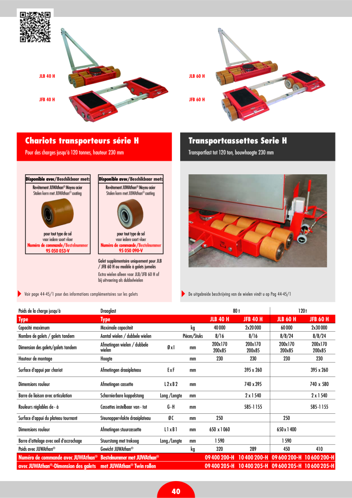 JUNG Hoofdcatalogus Hef- en transportmiddelen NR.: 20399 - Pagina 42