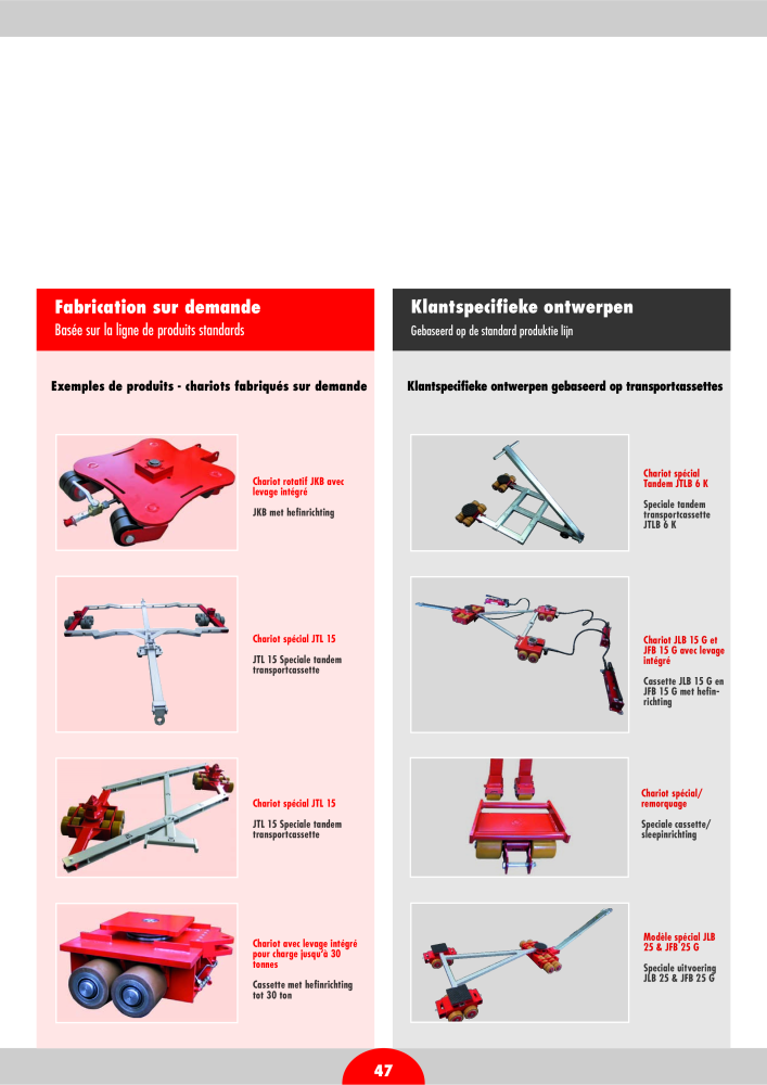 JUNG Hoofdcatalogus Hef- en transportmiddelen NR.: 20399 - Seite 53