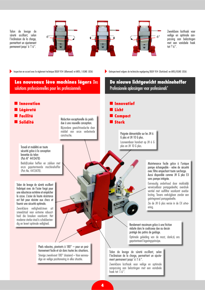 JUNG Hoofdcatalogus Hef- en transportmiddelen NR.: 20399 - Pagina 6