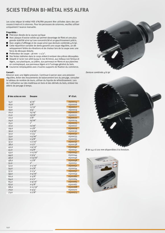 ALFRA Support de réception A5-SS 0501008