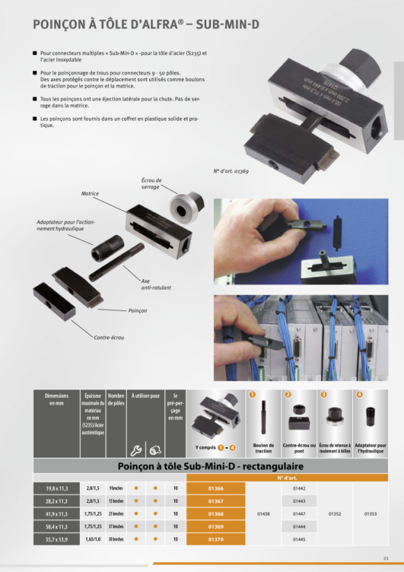 ALFRA Perforateur de tôles MonoCut sanitaire Ø 31,7 mm 01294