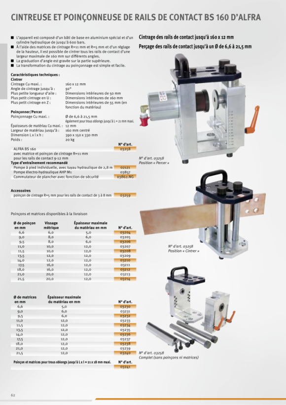 ALFRA Matrice 11 mm pour appareil de base à lamelles 03311