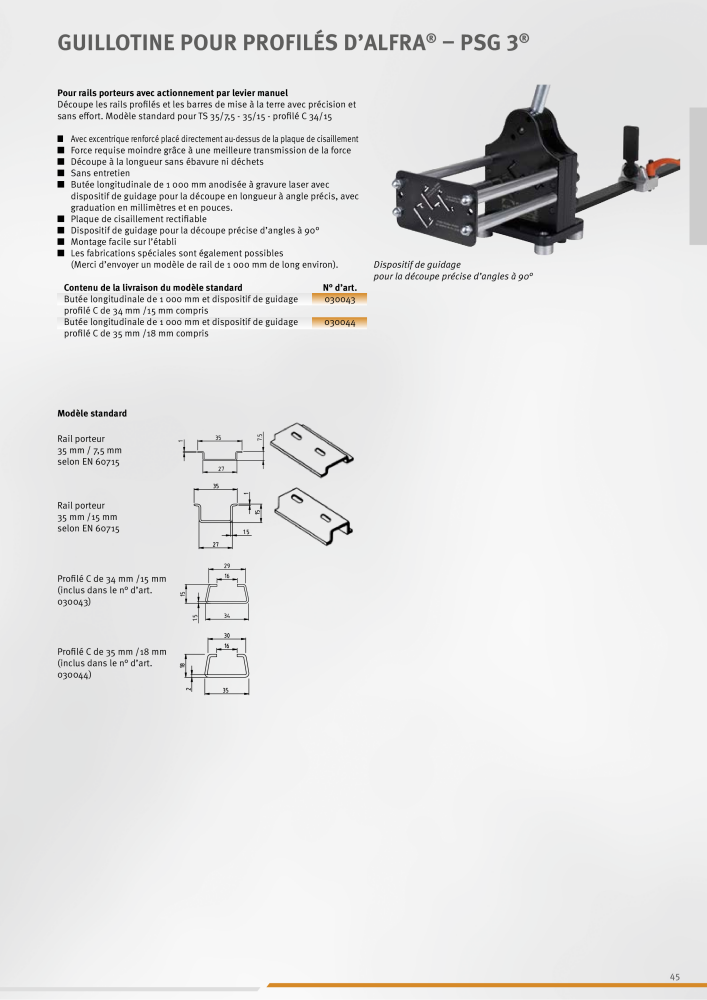 Alfra Catalogue principal NR.: 20403 - Seite 45