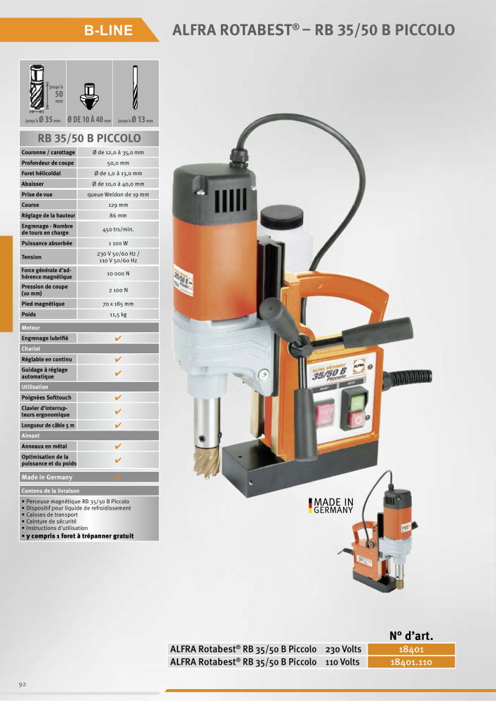 Alfra Catalogue principal NR.: 20403 - Seite 92