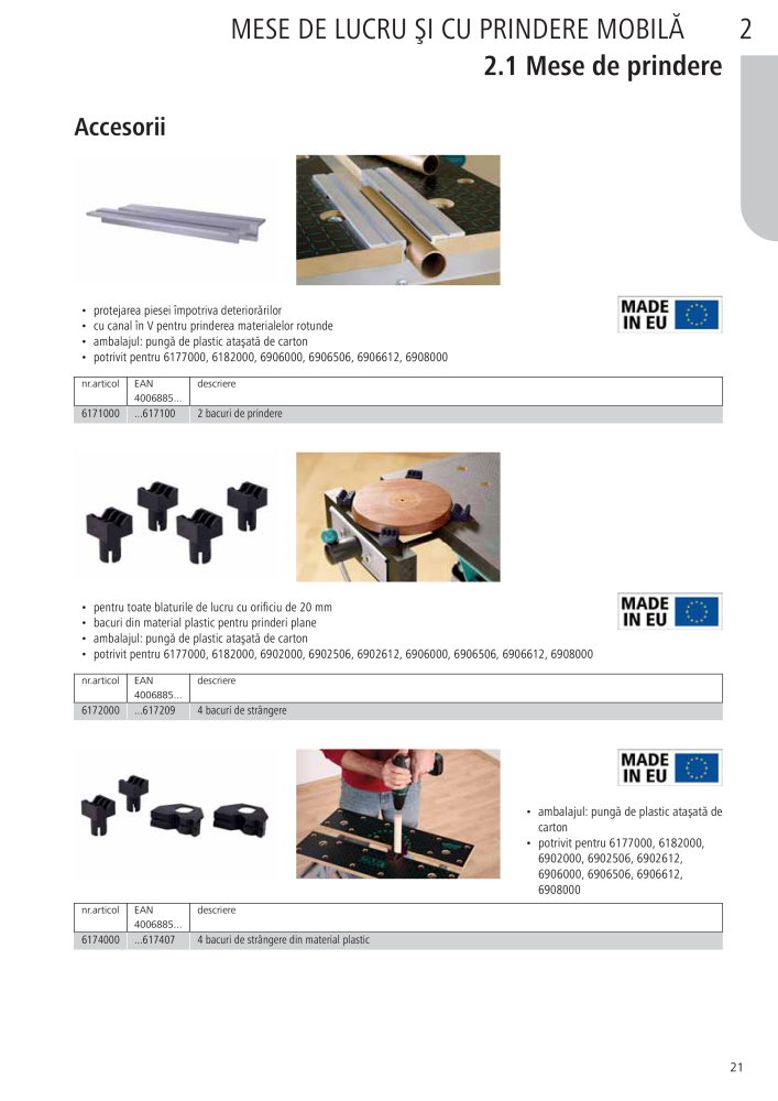 Instrumentele principale ale catalogului Wolfcraft NR.: 20423 - Pagina 21