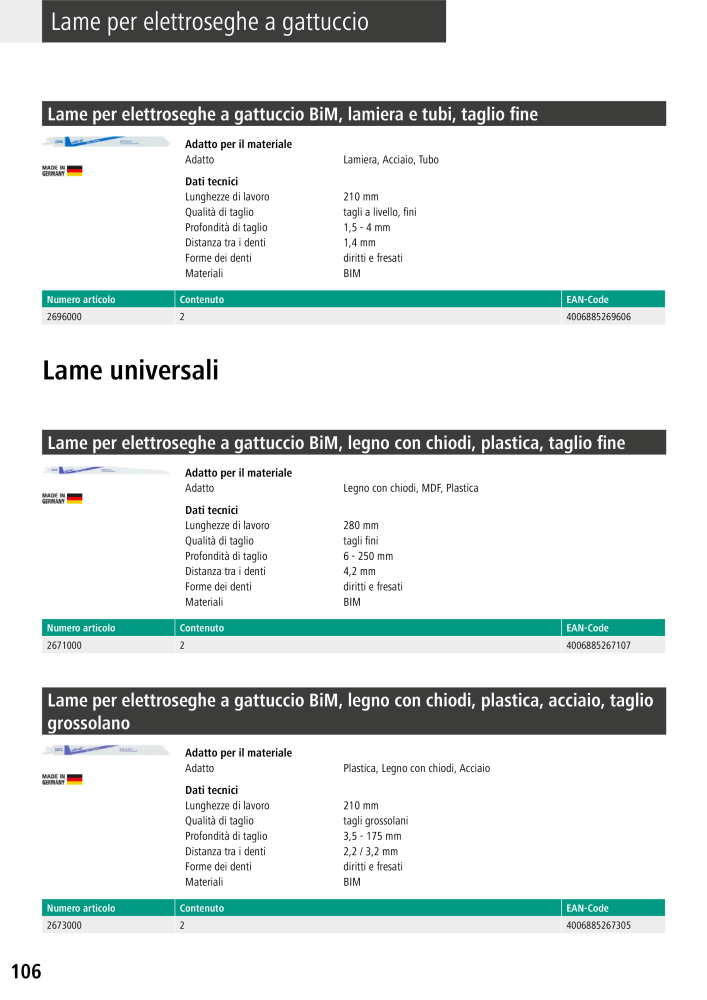 Strumenti del catalogo principale di Wolfcraft NR.: 20427 - Pagina 106