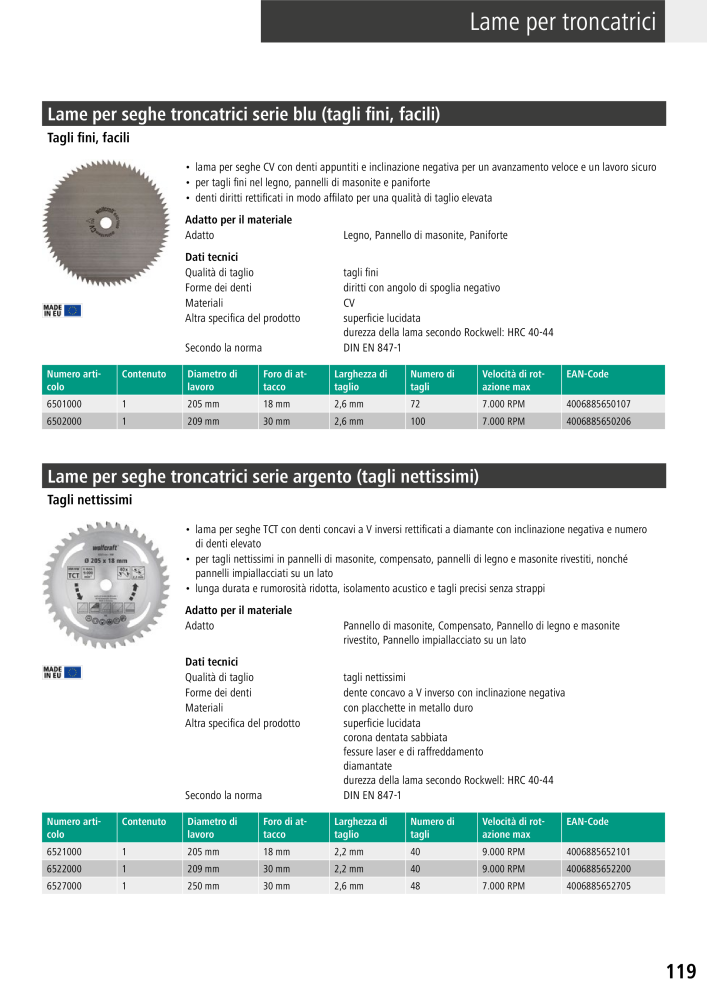 Strumenti del catalogo principale di Wolfcraft NR.: 20427 - Pagina 119