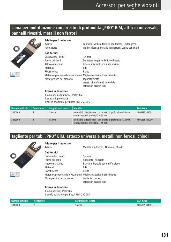 Strumenti del catalogo principale di Wolfcraft NR.: 20427 - Pagina 131