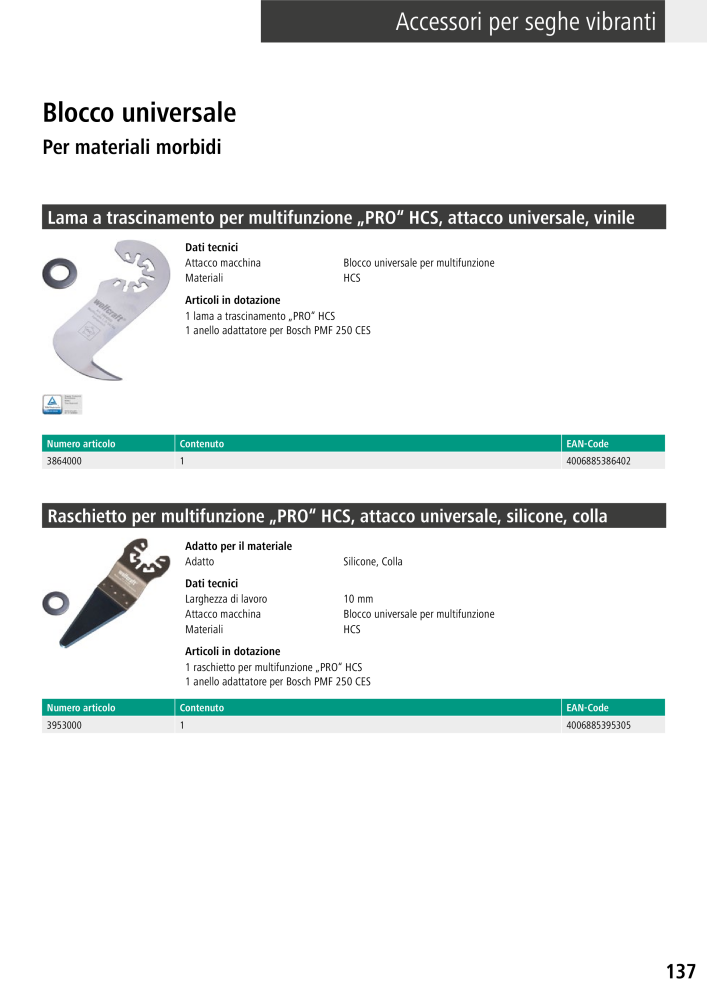 Strumenti del catalogo principale di Wolfcraft n.: 20427 - Pagina 137