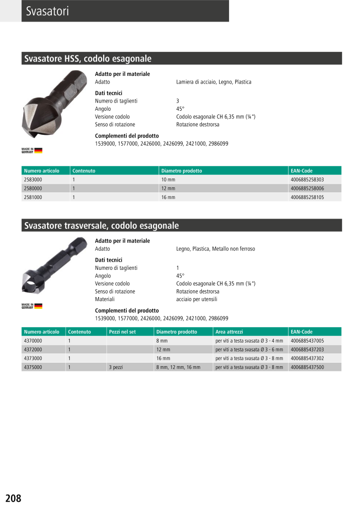 Strumenti del catalogo principale di Wolfcraft Nº: 20427 - Página 208