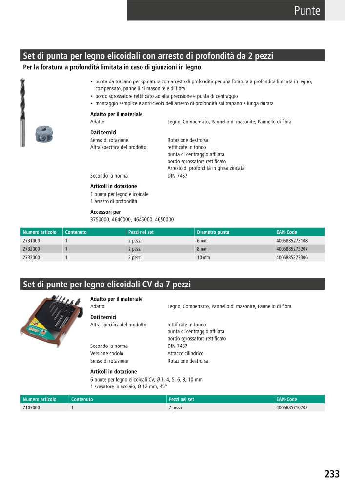 Strumenti del catalogo principale di Wolfcraft Nº: 20427 - Página 233