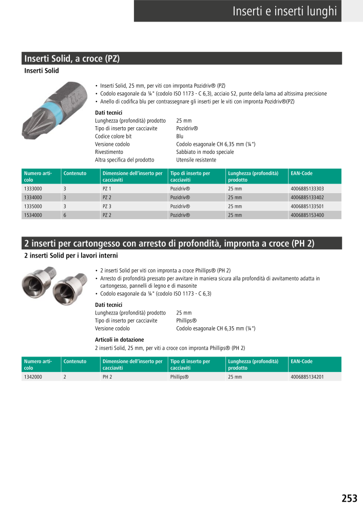 Strumenti del catalogo principale di Wolfcraft Nº: 20427 - Página 253