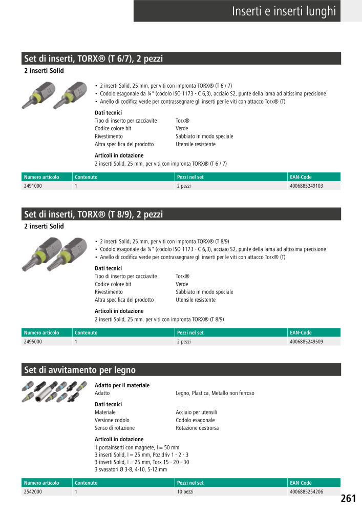 Strumenti del catalogo principale di Wolfcraft NR.: 20427 - Strona 261