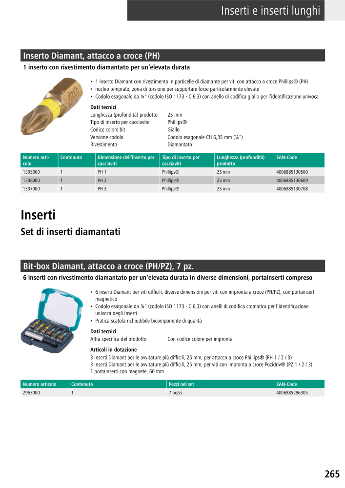 Strumenti del catalogo principale di Wolfcraft NO.: 20427 - Page 265