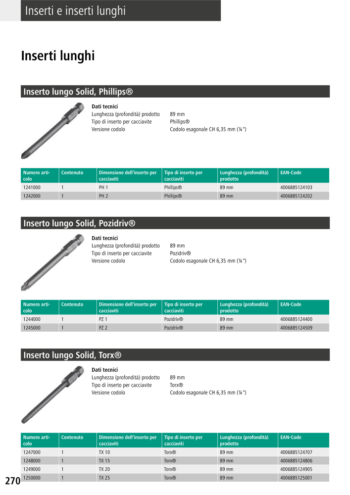 Strumenti del catalogo principale di Wolfcraft NO.: 20427 - Page 270