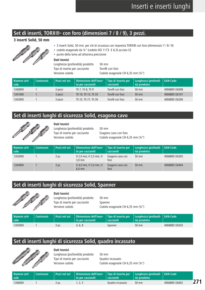 Strumenti del catalogo principale di Wolfcraft NO.: 20427 - Page 271
