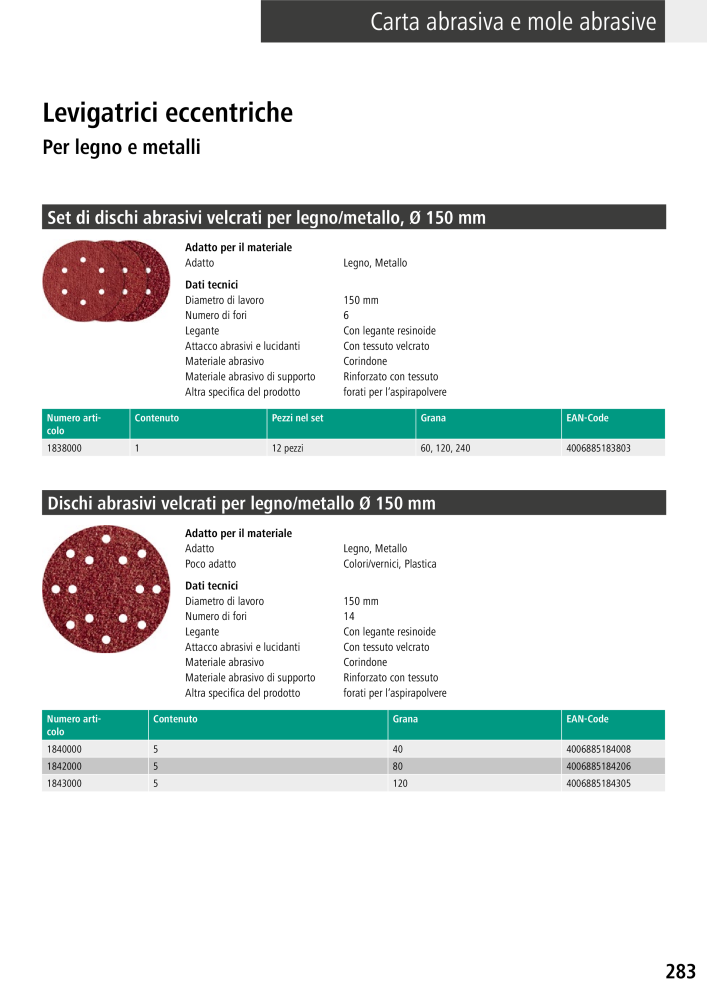 Strumenti del catalogo principale di Wolfcraft Nº: 20427 - Página 283