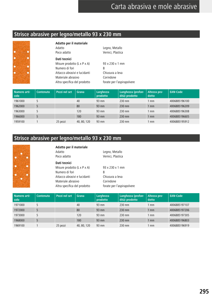 Strumenti del catalogo principale di Wolfcraft NO.: 20427 - Page 295